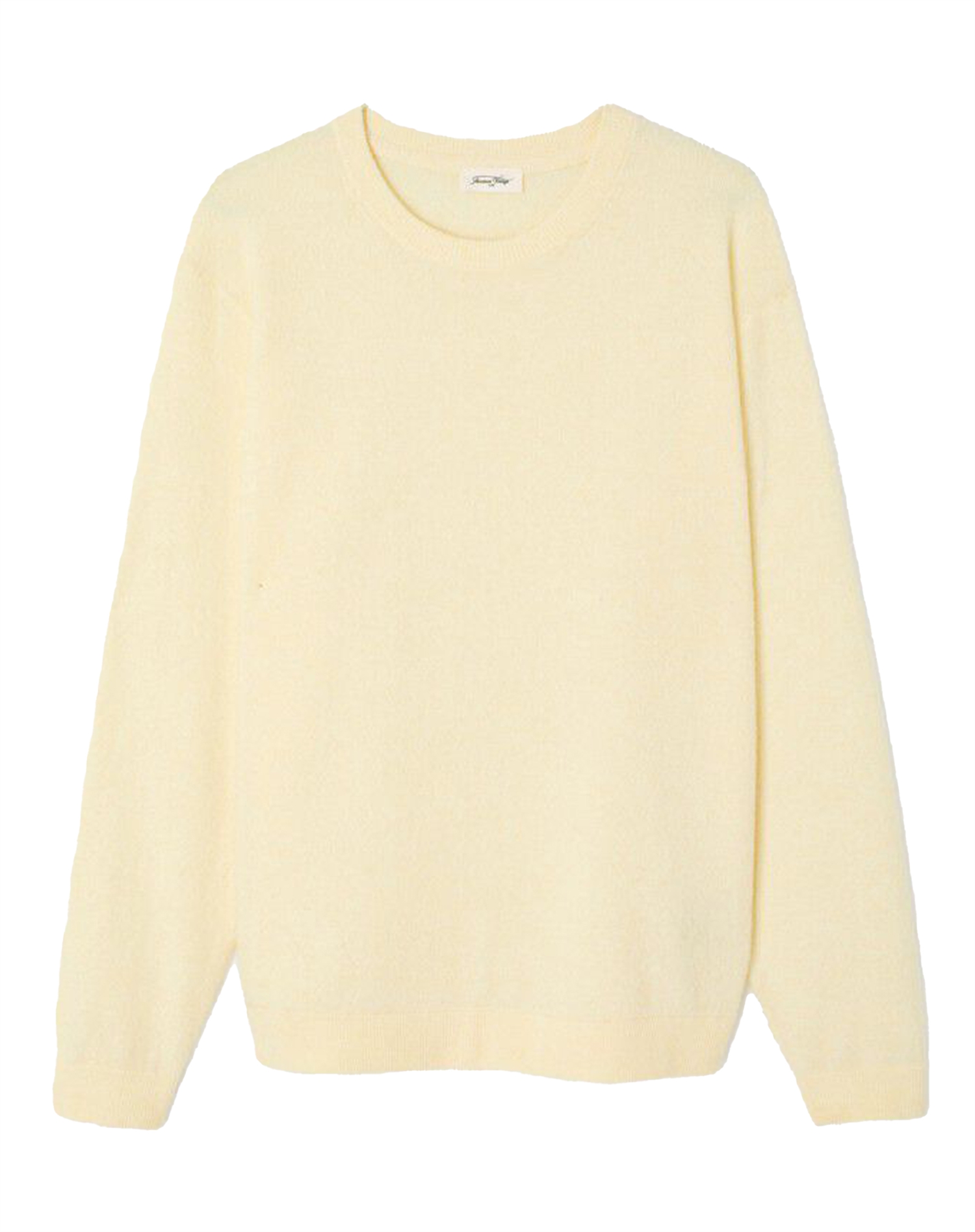 Amercan Vintage - Men\'s Sweater Ouinty Strik - Melange Lemonade